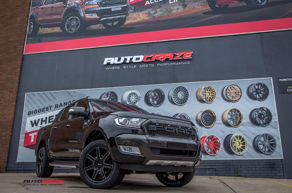 FORD RANGER KM700 SATIN BLACK MILLED